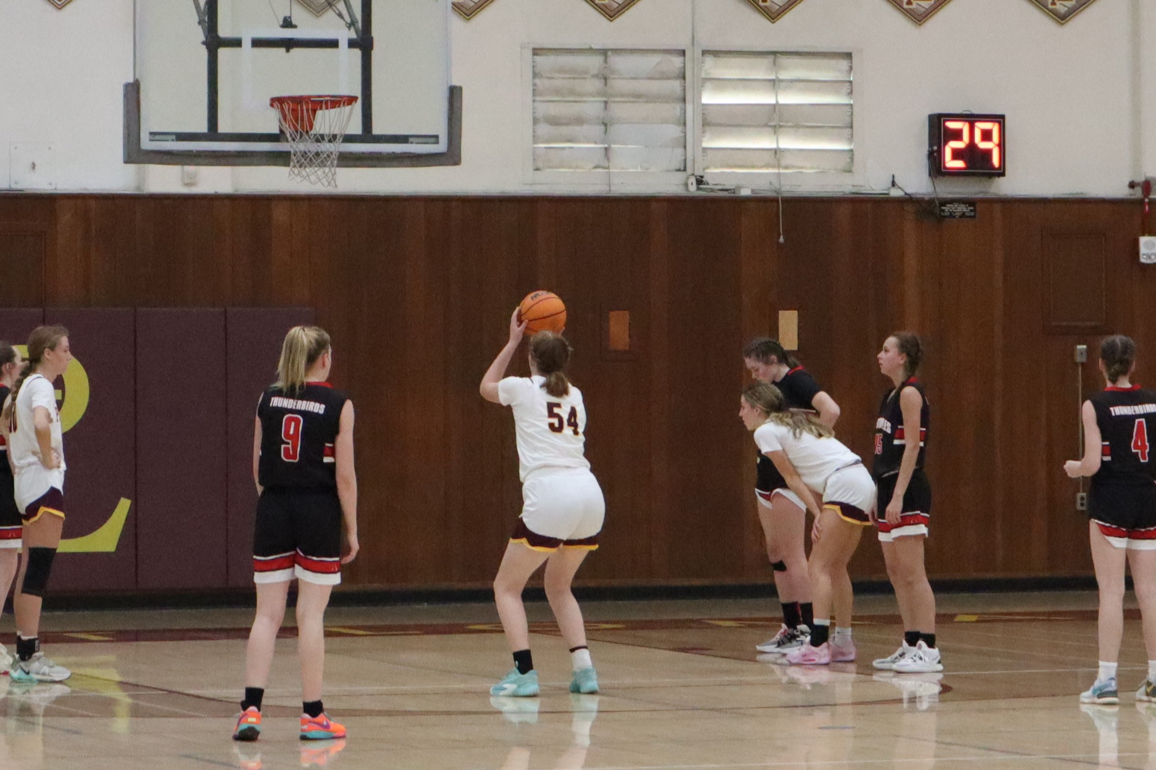 Avery Heckman free throw at PLHS